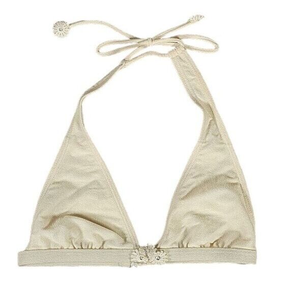Juicy Couture Halter Bikini Top Sz S - Picture 1 of 9